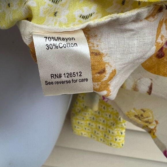 *** Aratta Silent Journey Boho Embroidered Print Top Size S (D) - Picture 14 of 15